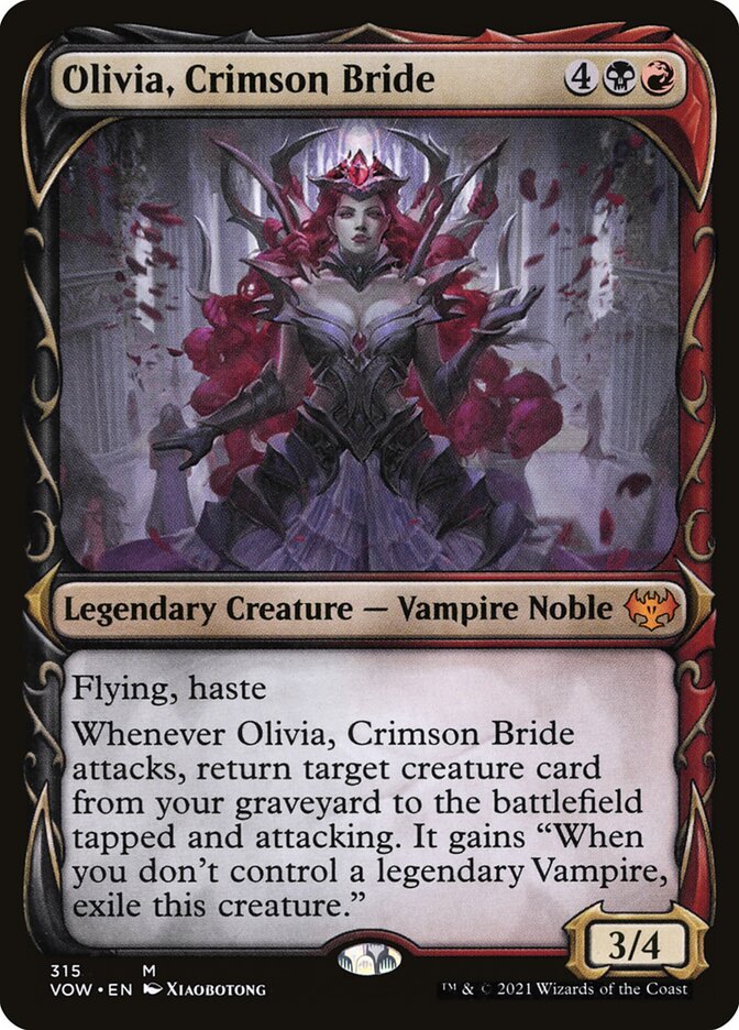 Olivia, Crimson Bride 315 (Innistrad: Crimson Vow)  - Foil | Good Games Adelaide SA
