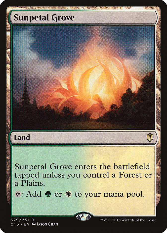 Sunpetal Grove 329 (Commander 2016)  | Good Games Adelaide SA