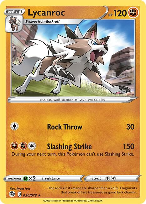 Lycanroc 30/73 (Champion's Path)  - Holofoil | Good Games Adelaide SA