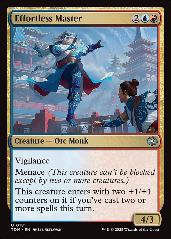 Effortless Master 181 (Tarkir: Dragonstorm)  | Good Games Adelaide SA