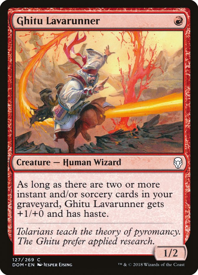 Ghitu Lavarunner 127 (Dominaria)  | Good Games Adelaide SA