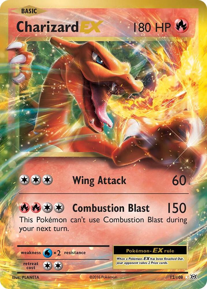 Charizard EX 12/108 (XY - Evolutions)  - Holofoil | Good Games Adelaide SA