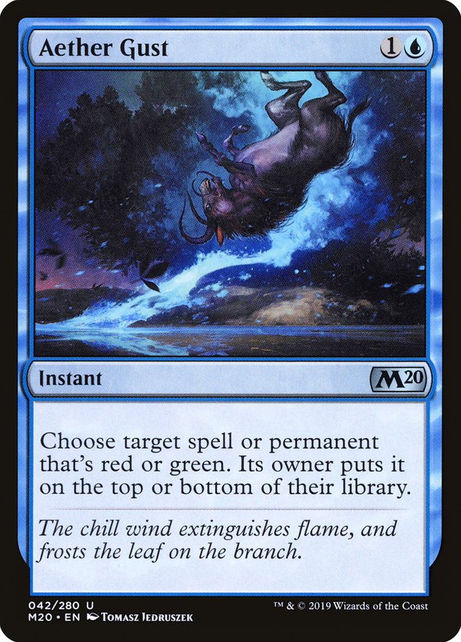 Aether Gust 42 (Core Set 2020)  - Foil | Good Games Adelaide SA