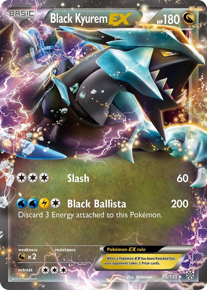 Black Kyurem EX 95/135 (Plasma Storm)  - Holofoil | Good Games Adelaide SA