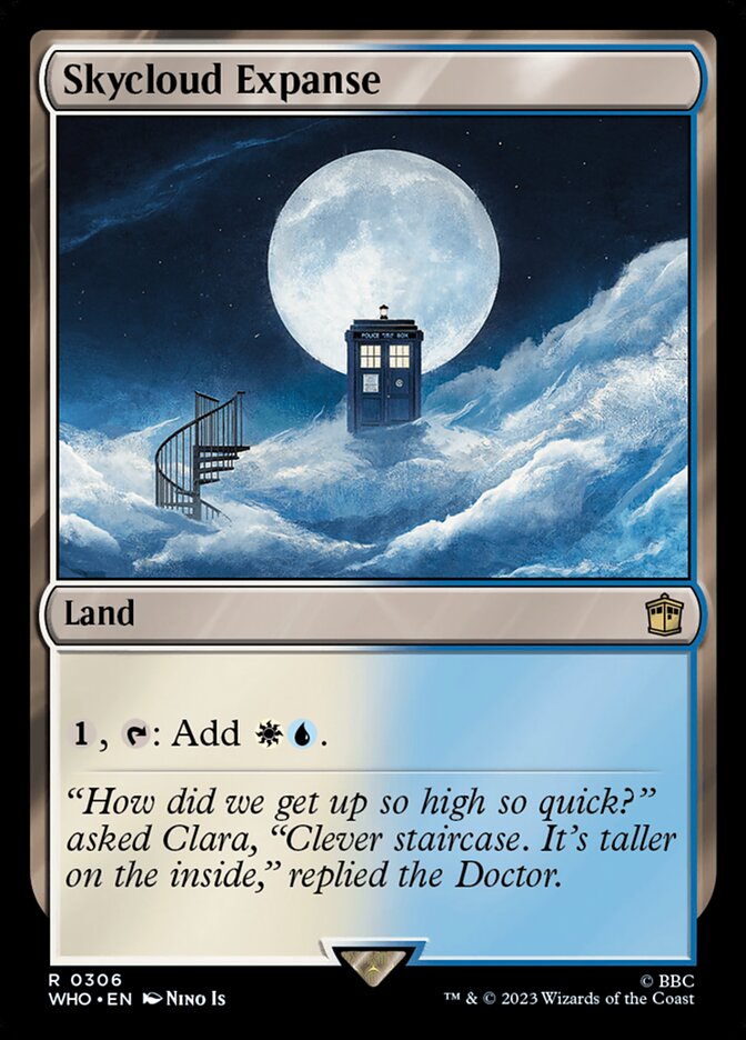 Skycloud Expanse 306 (Universes Beyond: Doctor Who)  - Foil | Good Games Adelaide SA