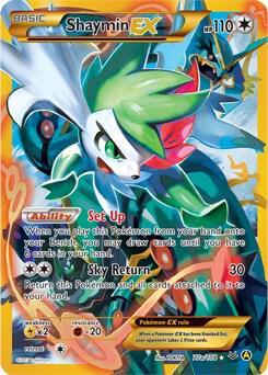 Shaymin EX 077a/108 (Alternate Art Promos)  - Holofoil | Good Games Adelaide SA