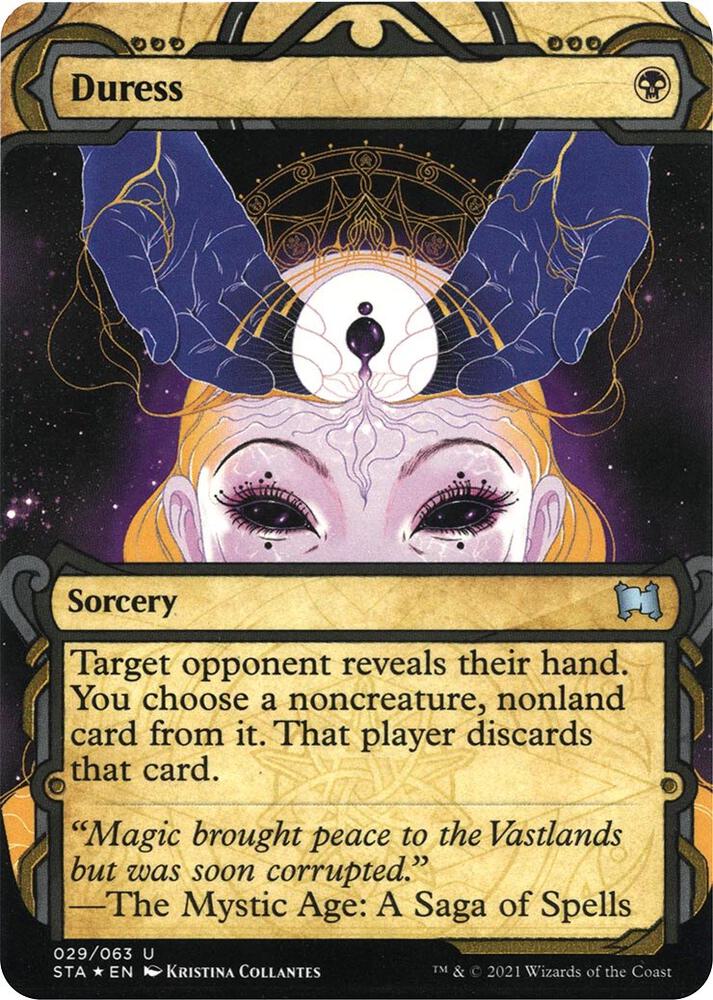 Duress Foil Etched 29 (Strixhaven: Mystical Archives)  - Foil | Good Games Adelaide SA