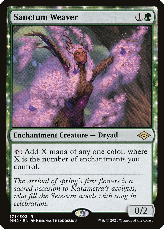 Sanctum Weaver 171 (Modern Horizons 2)  - Foil | Good Games Adelaide SA