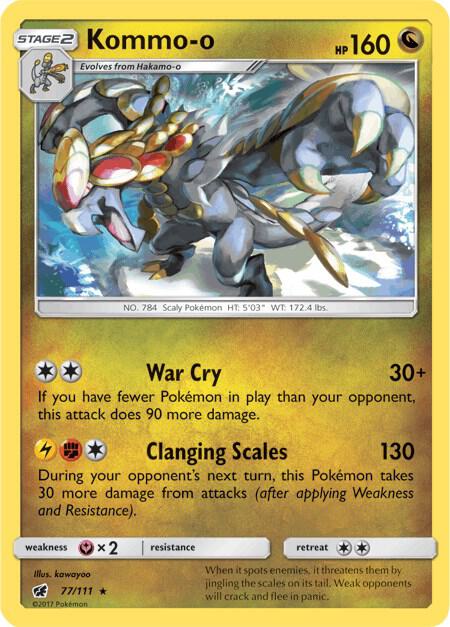 Kommo-o 77/111 (SM - Crimson Invasion)  | Good Games Adelaide SA
