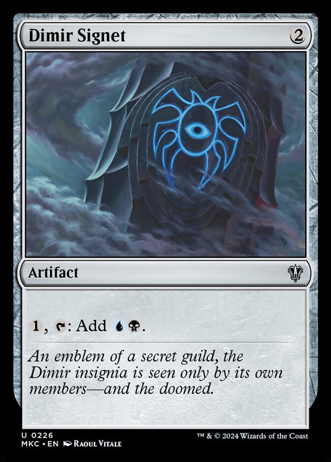 Dimir Signet 226 (Commander: Murders at Karlov Manor)  | Good Games Adelaide SA
