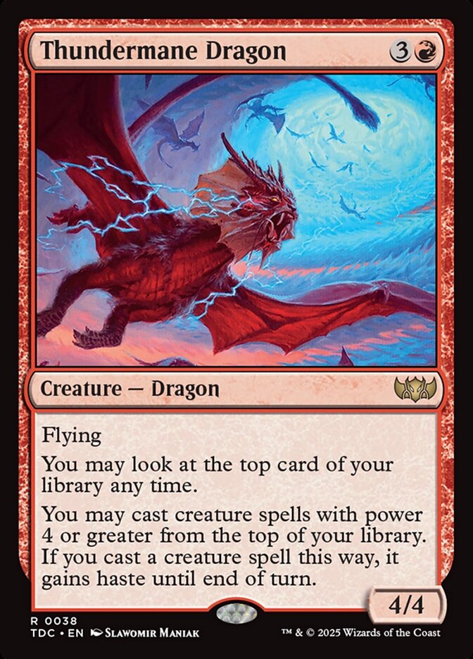 Thundermane Dragon 38 (Commander: Tarkir: Dragonstorm)  | Good Games Adelaide SA
