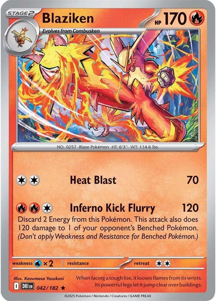 Blaziken  042/182 (SV10: Destined Rivals)  - Holofoil | Good Games Adelaide SA