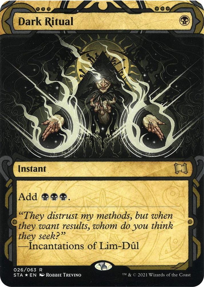 Dark Ritual Foil Etched 26 (Strixhaven: Mystical Archives)  - Foil | Good Games Adelaide SA