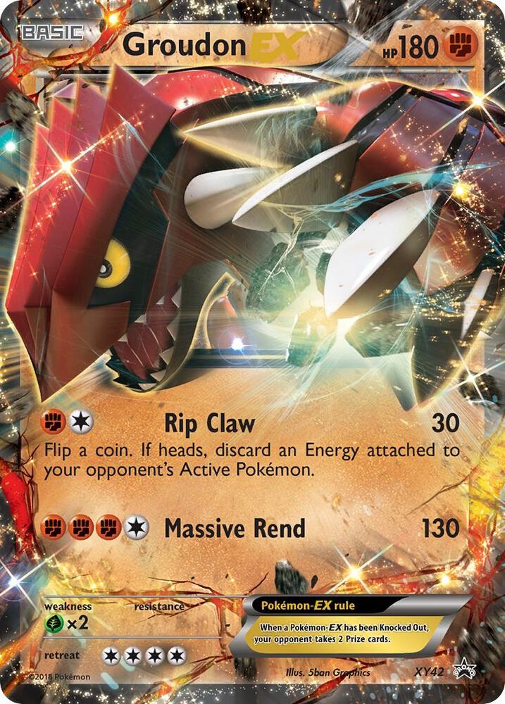 Groudon EX XY42 (XY Promos)  - Holofoil | Good Games Adelaide SA