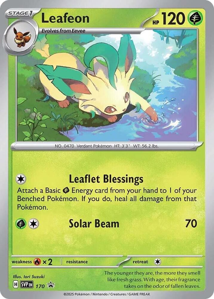 Leafeon 170 (SV: Scarlet & Violet Promo Cards)  - Holofoil | Good Games Adelaide SA