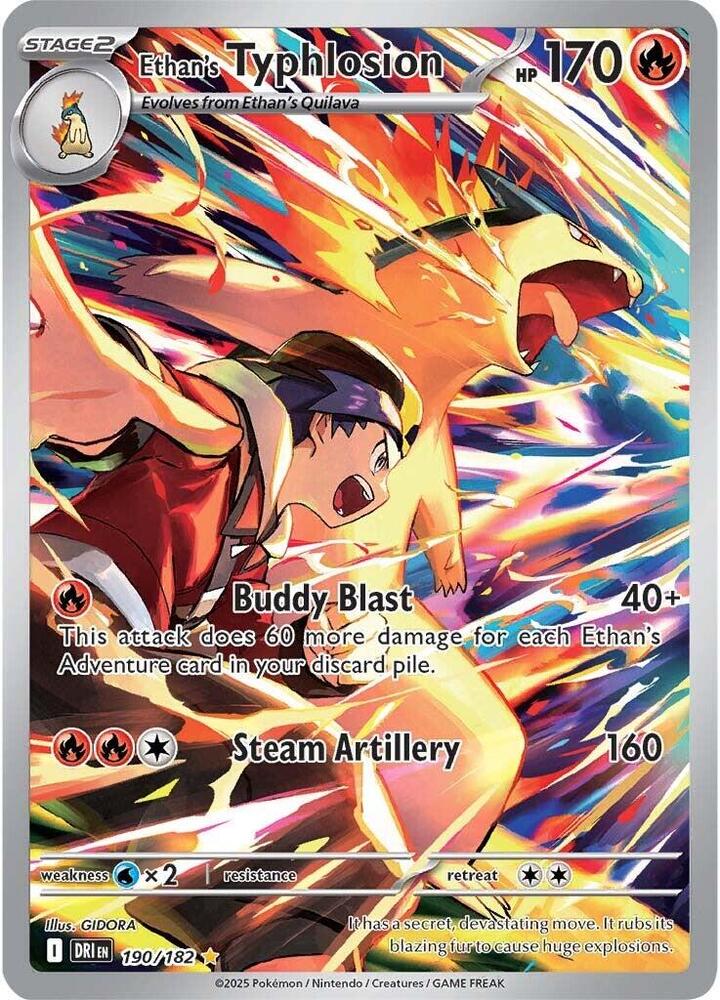 Ethan's Typhlosion 190/182 (SV10: Destined Rivals)  - Holofoil | Good Games Adelaide SA