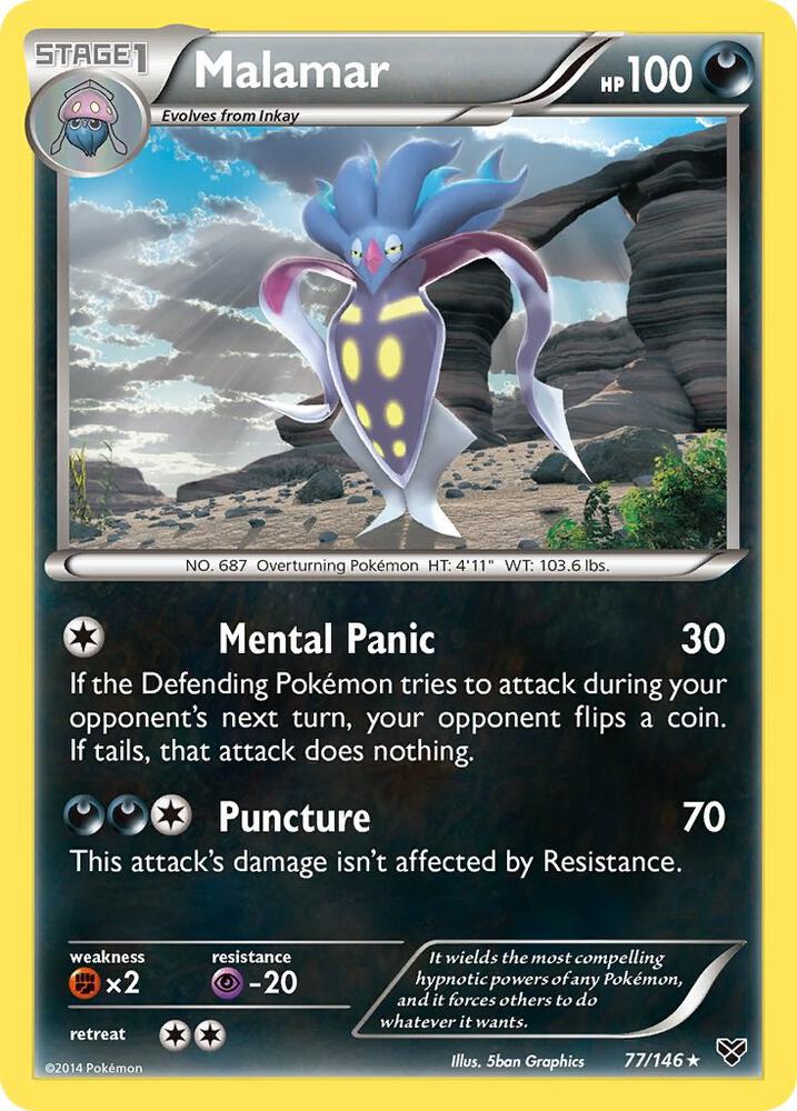 Malamar 77/146 (XY Base Set)  | Good Games Adelaide SA