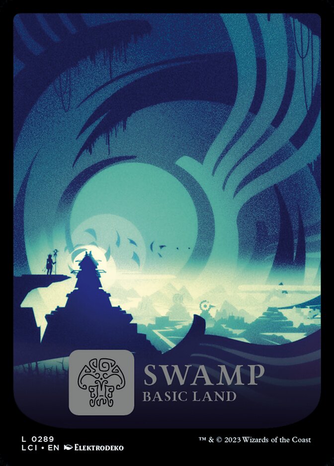 Swamp 0289 289 (The Lost Caverns of Ixalan)  - Full Art | Good Games Adelaide SA