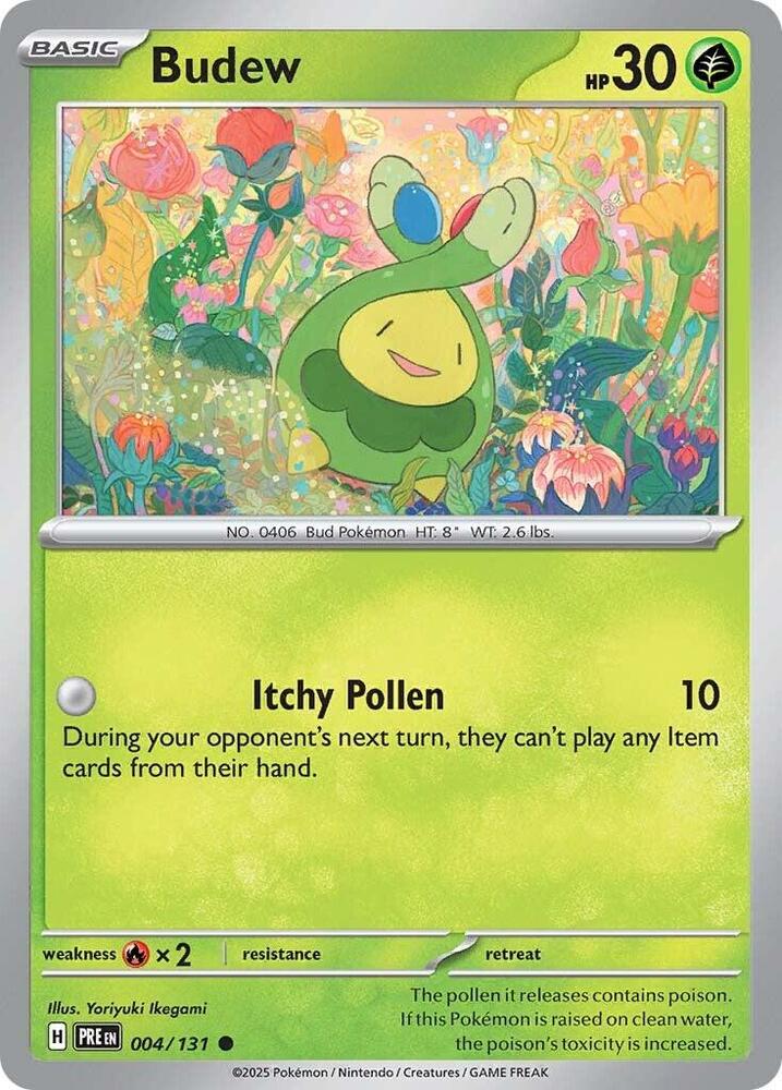 Budew 004/131 (SV: Prismatic Evolutions)  | Good Games Adelaide SA