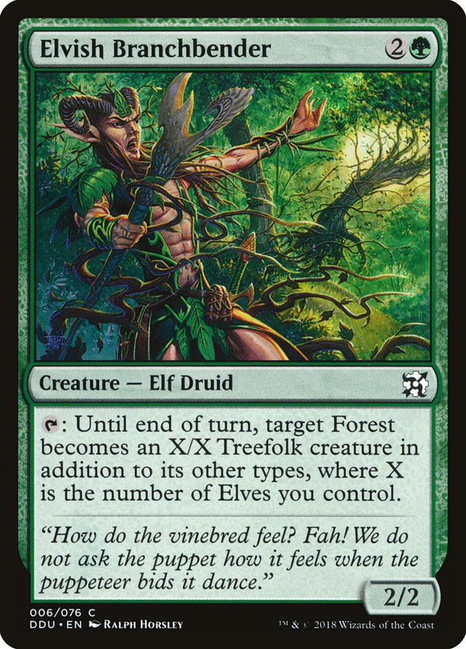 Elvish Branchbender 6 (Duel Decks: Elves vs. Inventors)  | Good Games Adelaide SA