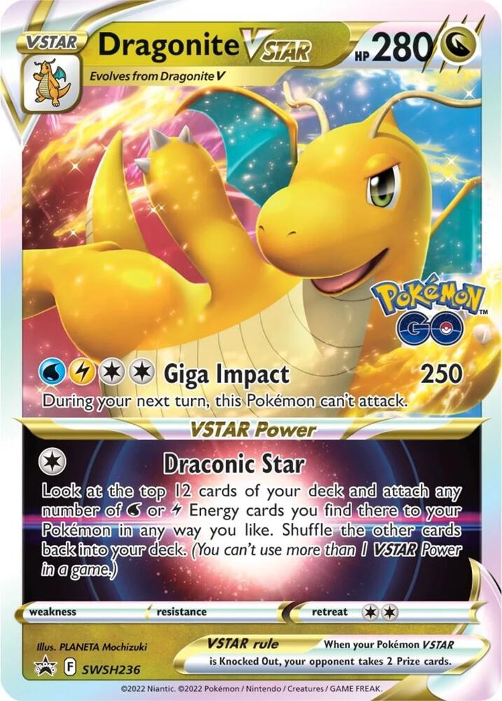 Dragonite VSTAR SWSH236 (SWSH: Sword & Shield Promo Cards)  - Holofoil | Good Games Adelaide SA