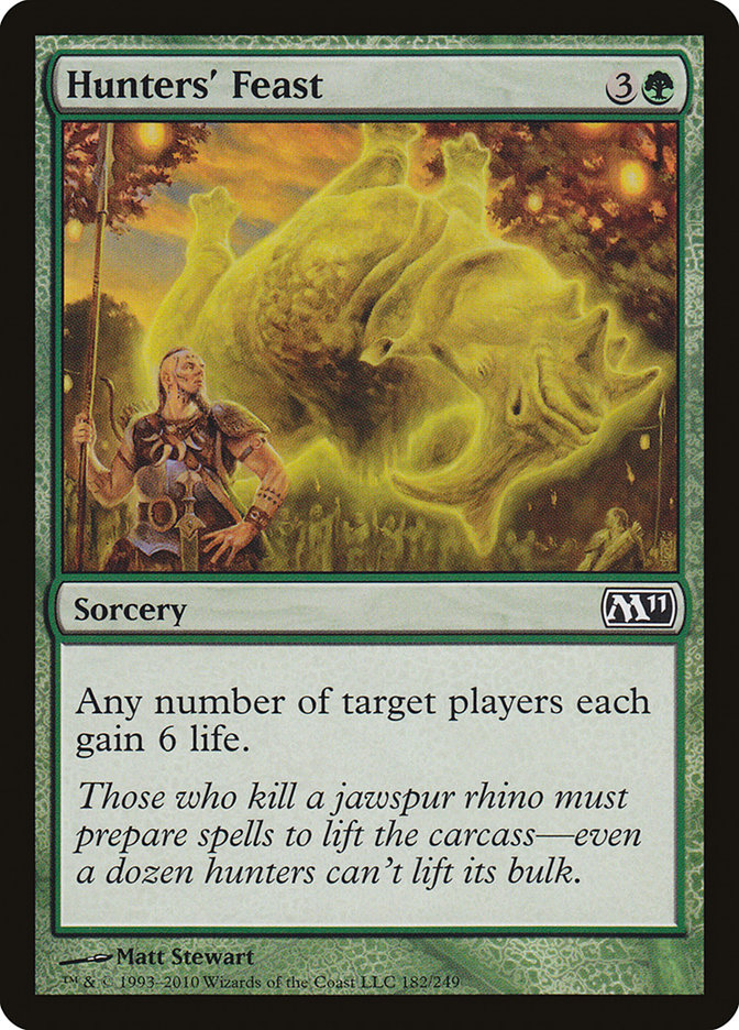 Hunters' Feast 182 (Magic 2011 (M11))  - Foil | Good Games Adelaide SA