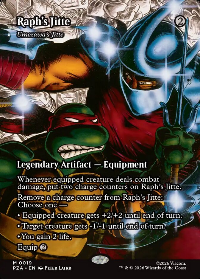 Raph's Jitte Umezawa's Jitte 19 (Teenage Mutant Ninja Turtles Source Material)  - Foil | Good Games Adelaide SA