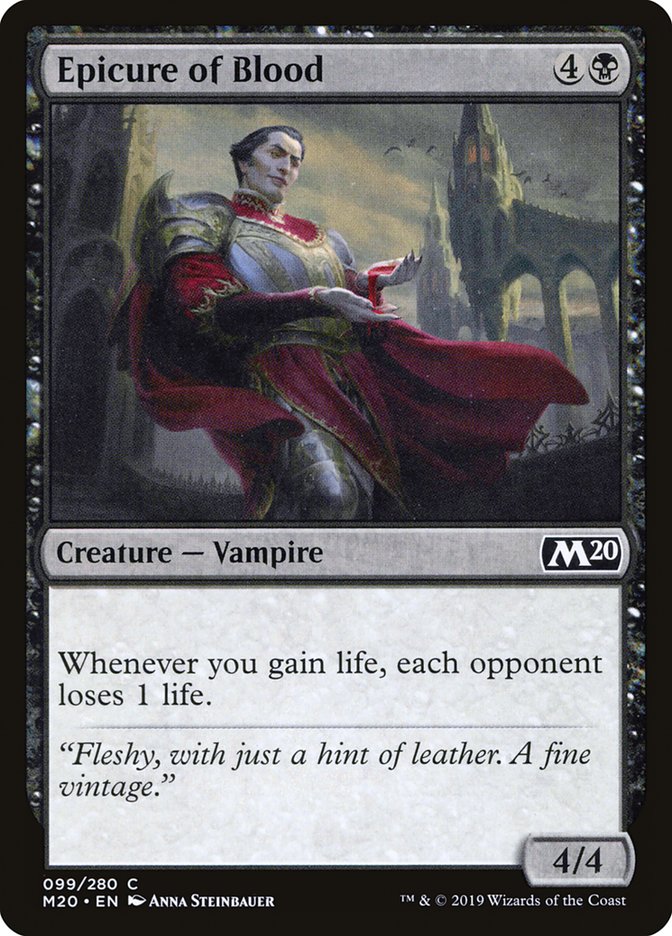 Epicure of Blood 99 (Core Set 2020)  | Good Games Adelaide SA