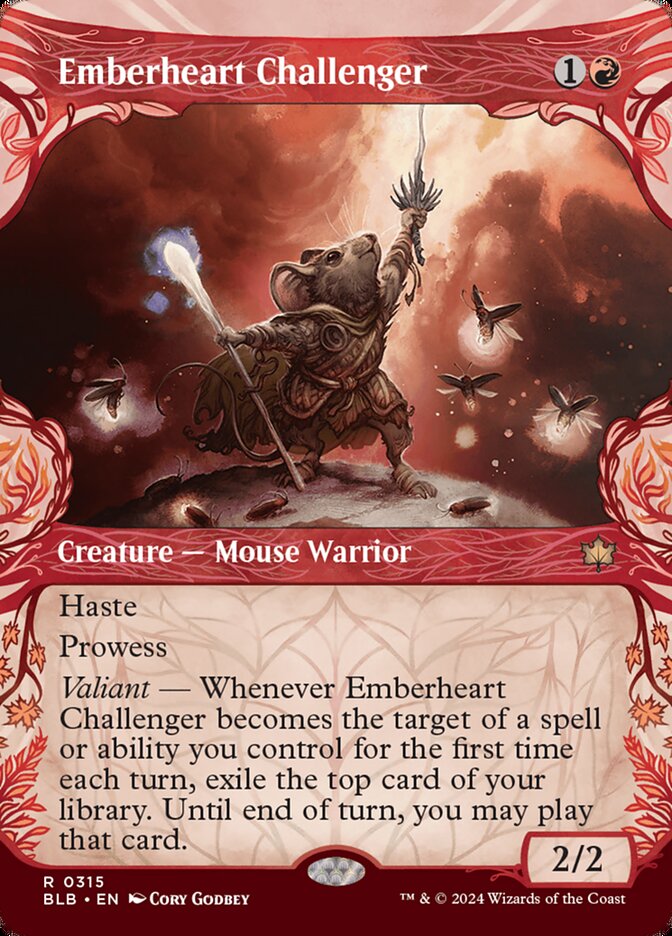 Emberheart Challenger 315 (Bloomburrow)  - Foil | Good Games Adelaide SA