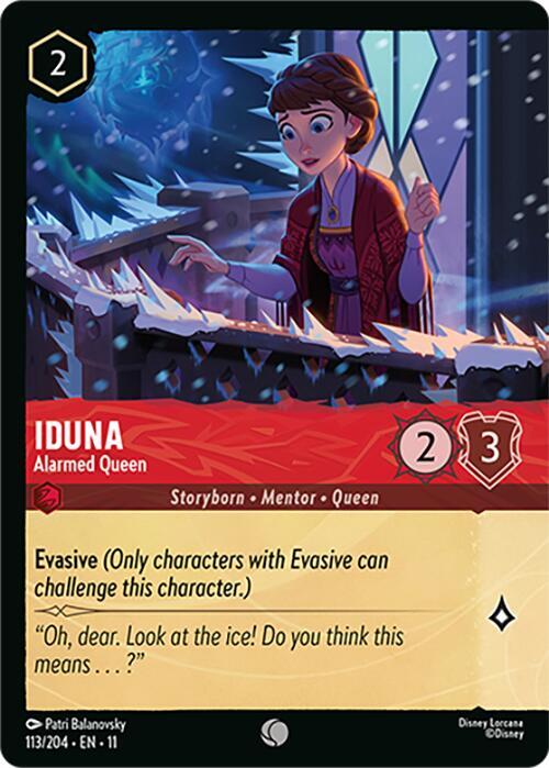 Iduna Alarmed Queen Foil 113/204 (Winterspell)  - Cold Foil | Good Games Adelaide SA