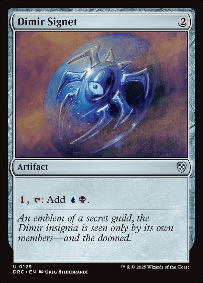 Dimir Signet 129 (Commander: Aetherdrift)  | Good Games Adelaide SA