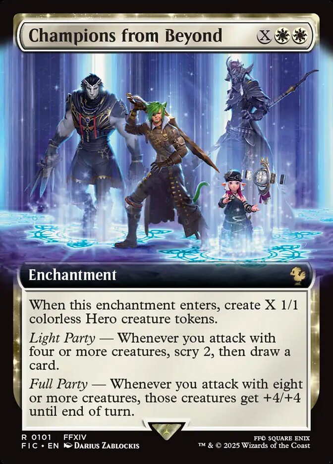 Champions from Beyond Extended Art 101 (Commander: FINAL FANTASY)  - Extended Art | Good Games Adelaide SA