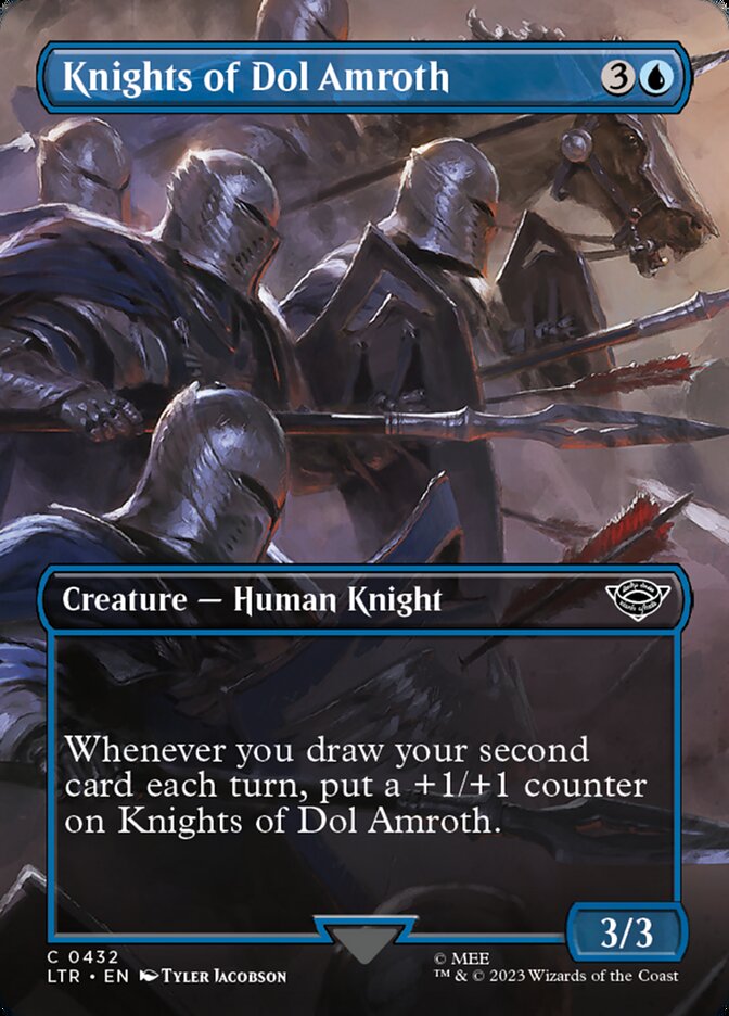 Knights of Dol Amroth 432 (Universes Beyond: The Lord of the Rings: Tales of Middle-earth)  - Borderless Foil | Good Games Adelaide SA