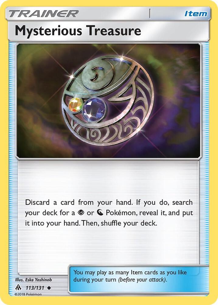 Mysterious Treasure 113/131 (SM - Forbidden Light)  | Good Games Adelaide SA