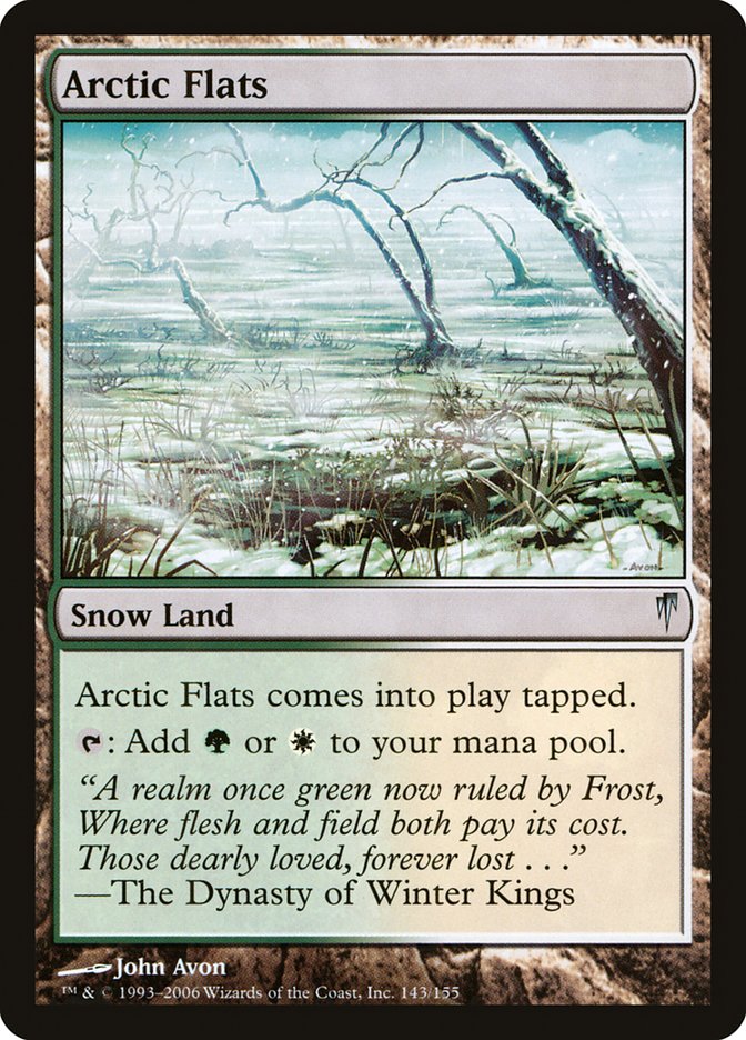 Arctic Flats 143 (Coldsnap)  - Foil | Good Games Adelaide SA