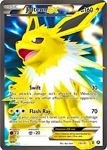 Jolteon EX 028a/083 (Alternate Art Promos)  - Holofoil | Good Games Adelaide SA