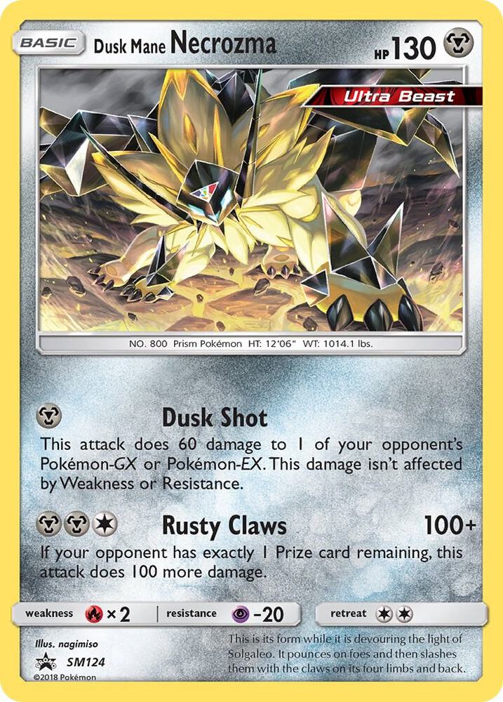 Dusk Mane Necrozma SM124 (SM Promos)  - Holofoil | Good Games Adelaide SA