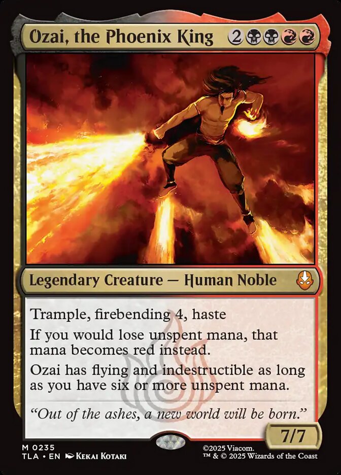 Ozai the Phoenix King 235 (Avatar: The Last Airbender)  - Foil | Good Games Adelaide SA