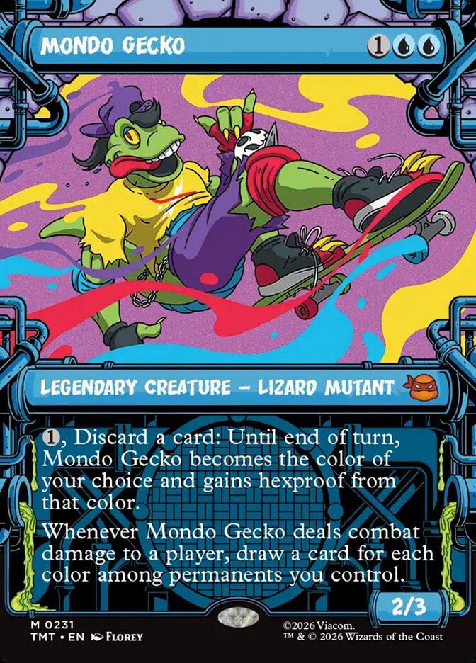 Mondo Gecko  231 (Teenage Mutant Ninja Turtles)  - Showcase | Good Games Adelaide SA
