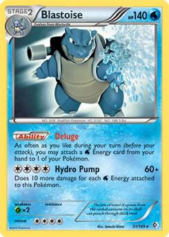 Blastoise 31 149 BW Boundaries Crossed 031/149 (Deck Exclusives)  | Good Games Adelaide SA