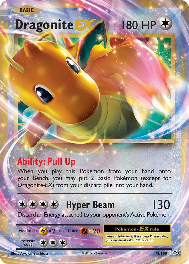 Dragonite EX 72/108 (XY - Evolutions)  - Holofoil | Good Games Adelaide SA