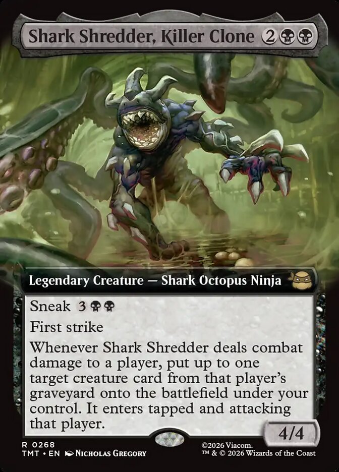 Shark Shredder, Killer Clone 268 (Teenage Mutant Ninja Turtles)  - Foil | Good Games Adelaide SA