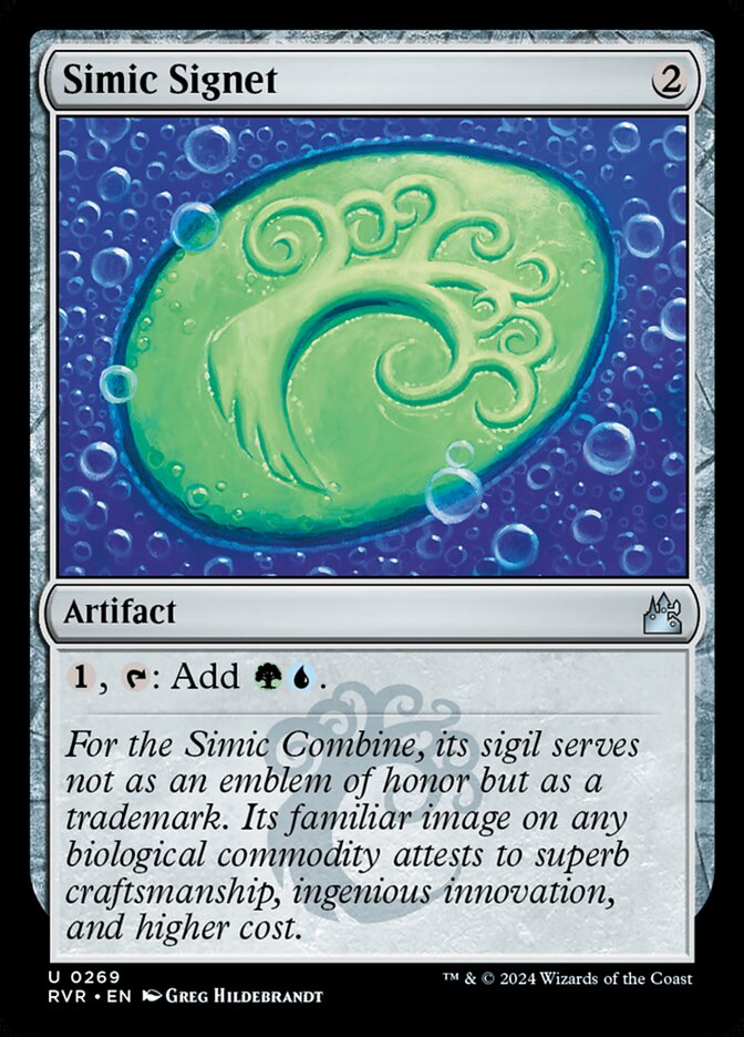Simic Signet 269 (Ravnica Remastered)  - Foil | Good Games Adelaide SA