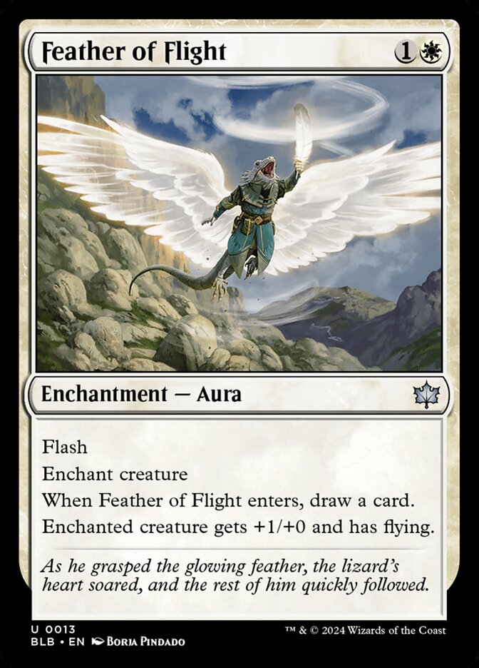 Feather of Flight 13 (Bloomburrow)  - Foil | Good Games Adelaide SA