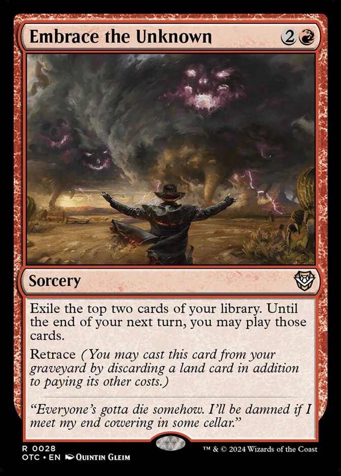 Embrace the Unknown 28 (Commander: Outlaws of Thunder Junction)  | Good Games Adelaide SA