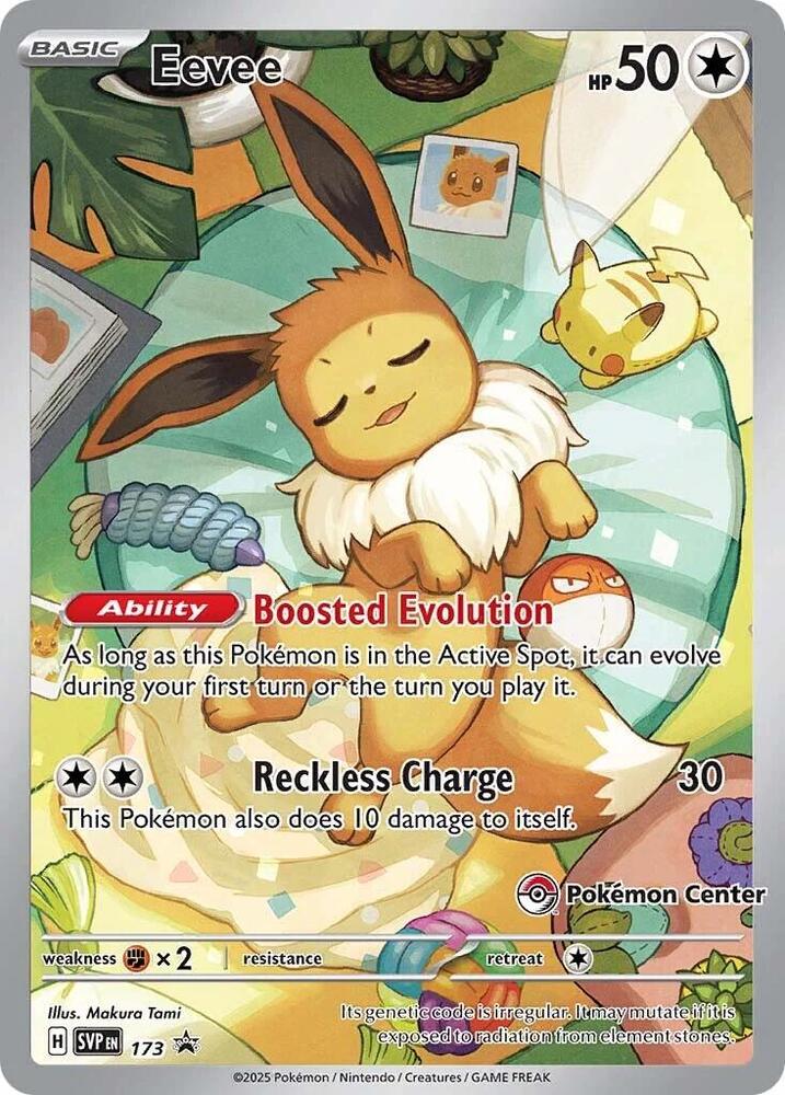 Eevee Pokemon Center Exclusive 173 (SV: Scarlet & Violet Promo Cards)  - Holofoil | Good Games Adelaide SA