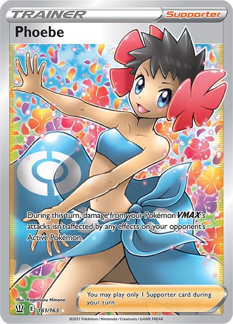 Phoebe Full Art 161/163 (SWSH05: Battle Styles)  - Holofoil | Good Games Adelaide SA