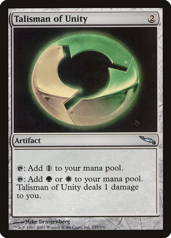Talisman of Unity 257 (Mirrodin)  | Good Games Adelaide SA