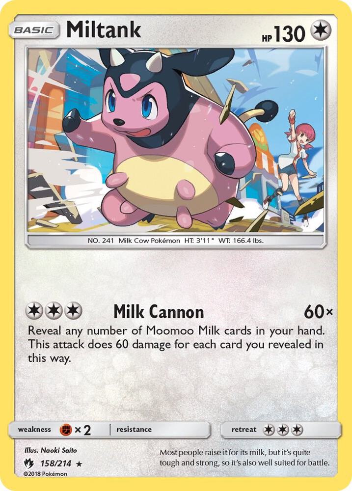 Miltank 158/214 (SM - Lost Thunder)  | Good Games Adelaide SA