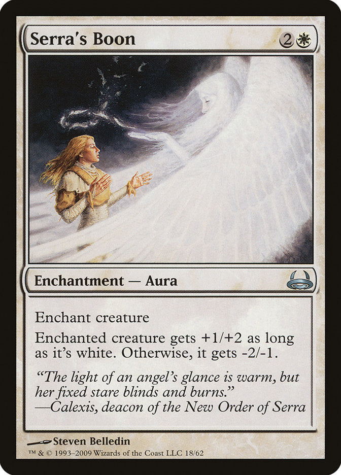 Serra's Boon 18 (Duel Decks: Divine vs. Demonic)  | Good Games Adelaide SA